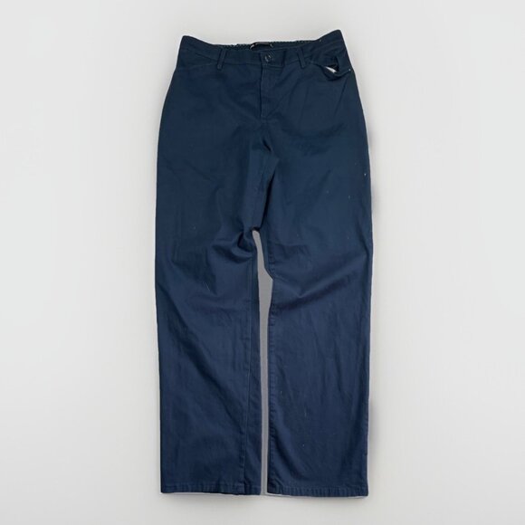 Lee Relaxed Fit 1889 Pants Womens Size 10 Medium Straight Leg Navy Blue Read - Picture 1 of 16